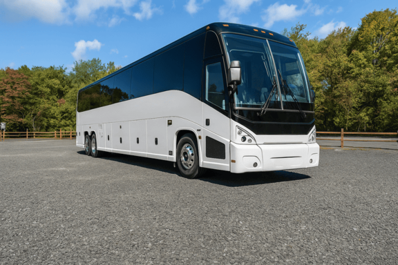 Charter Bus Rental Mount Vernon 56 Passenger Charter Bus
